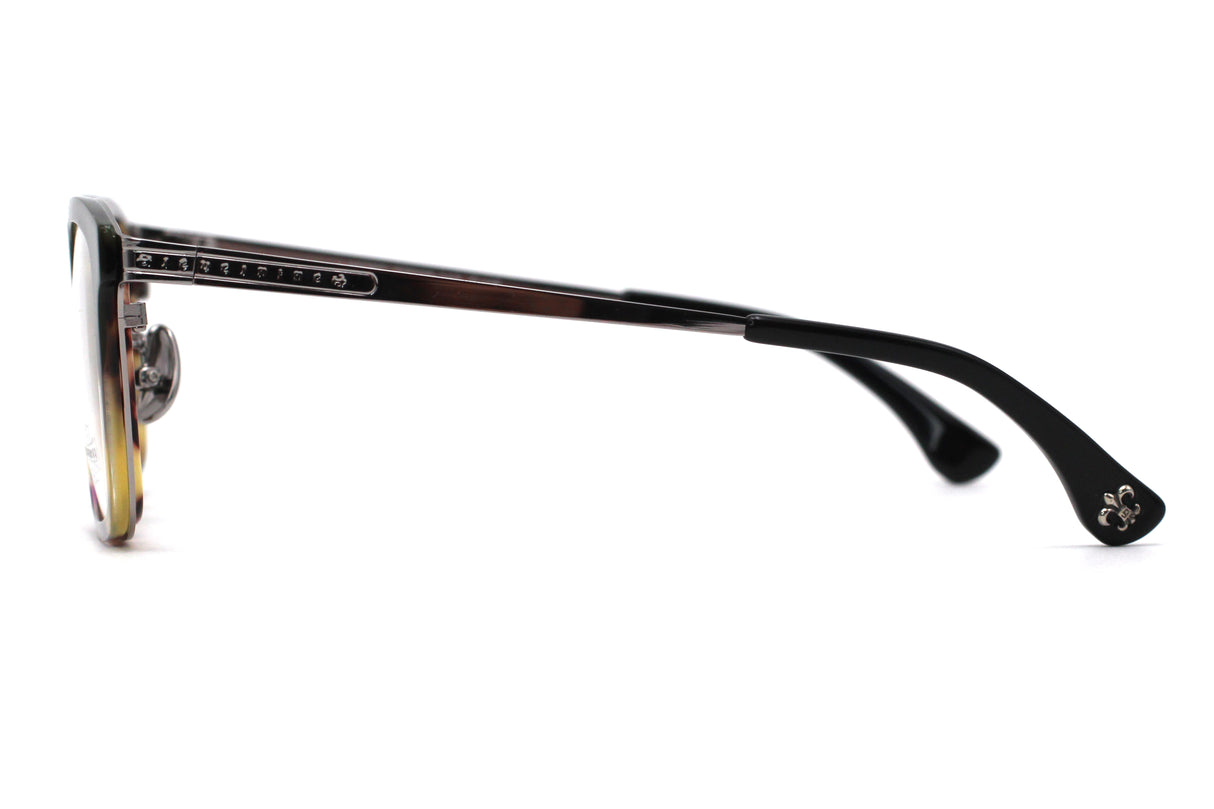 Marzipan Tortoise Flow with Polished Silver