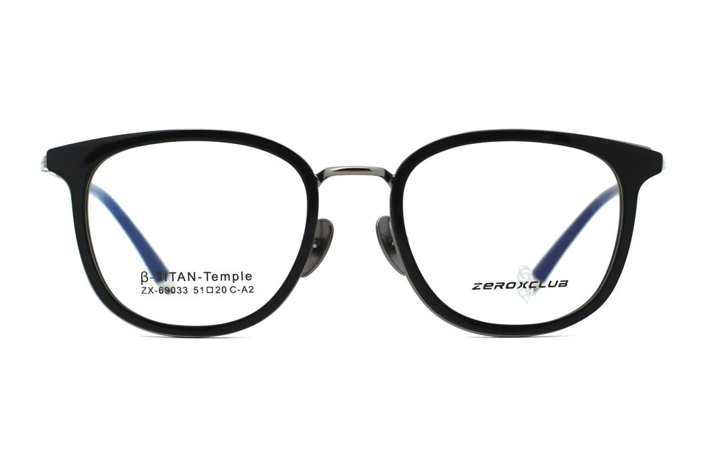 Jet Black with Polished Silver