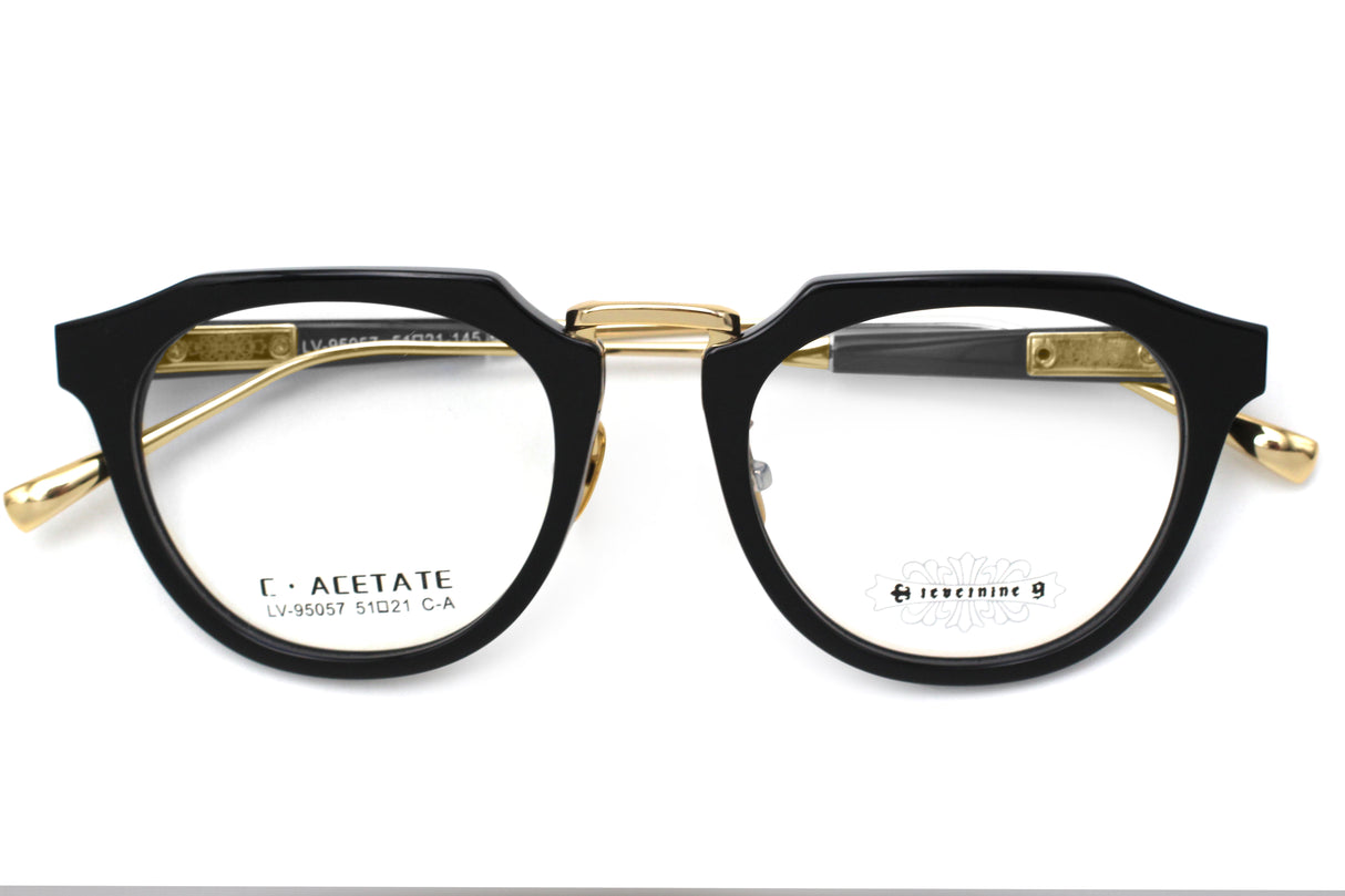 Jet Black with Polished Gold