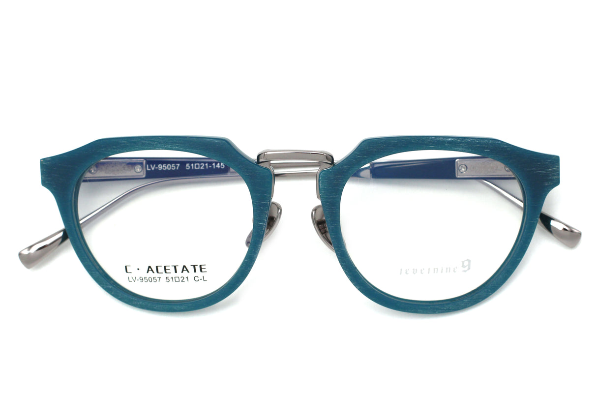 Carolina Blue with Polished Silver