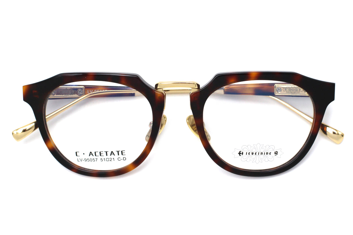 Rye Tortoise with Polished Gold