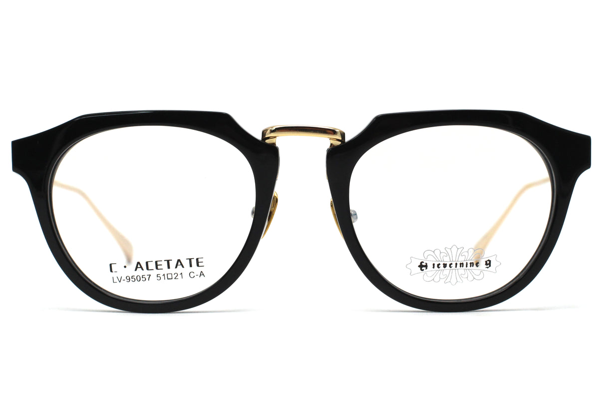 Jet Black with Polished Gold