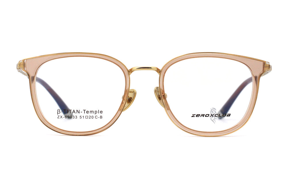 Caramel Crystal with Polished Gold