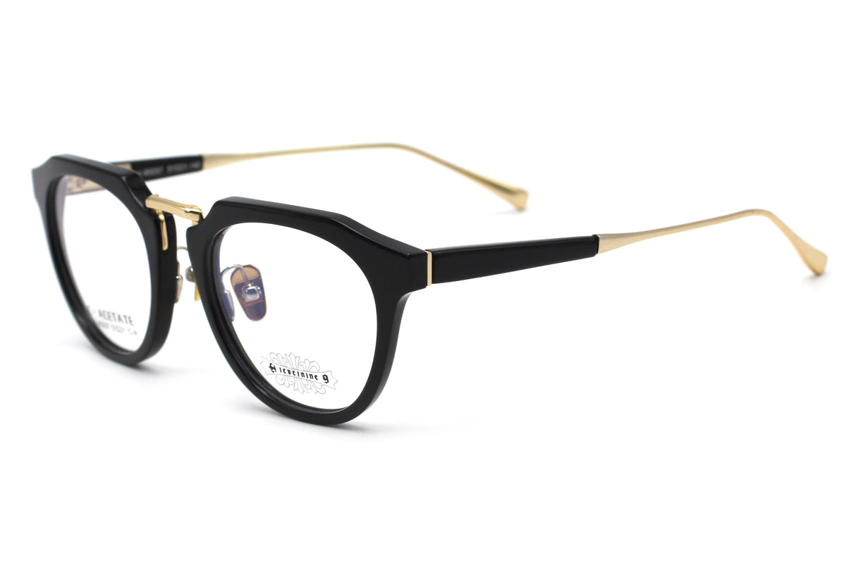 Jet Black with Polished Gold