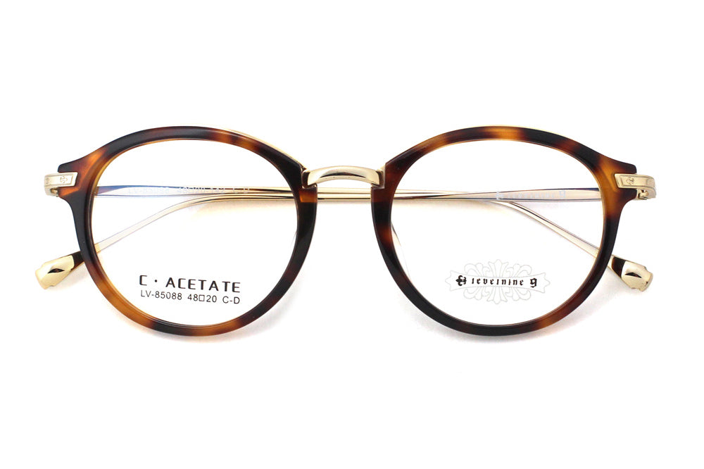 Whiskey Tortoise with Polished Gold