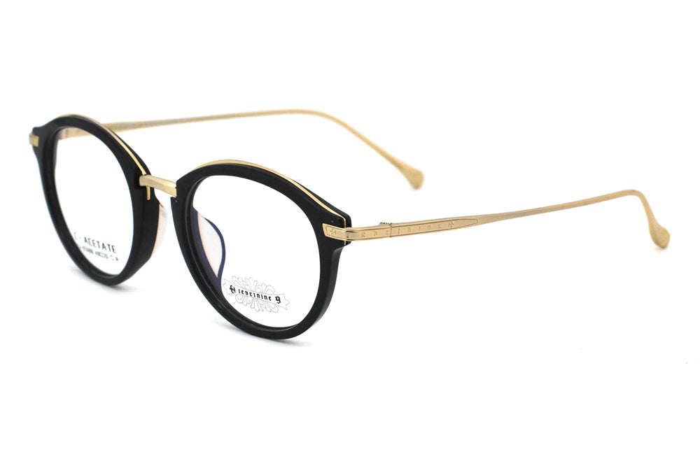 Jet Black with Polished Gold