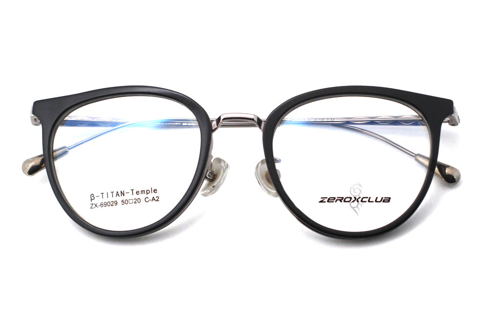 Jet Black with Polished Silver