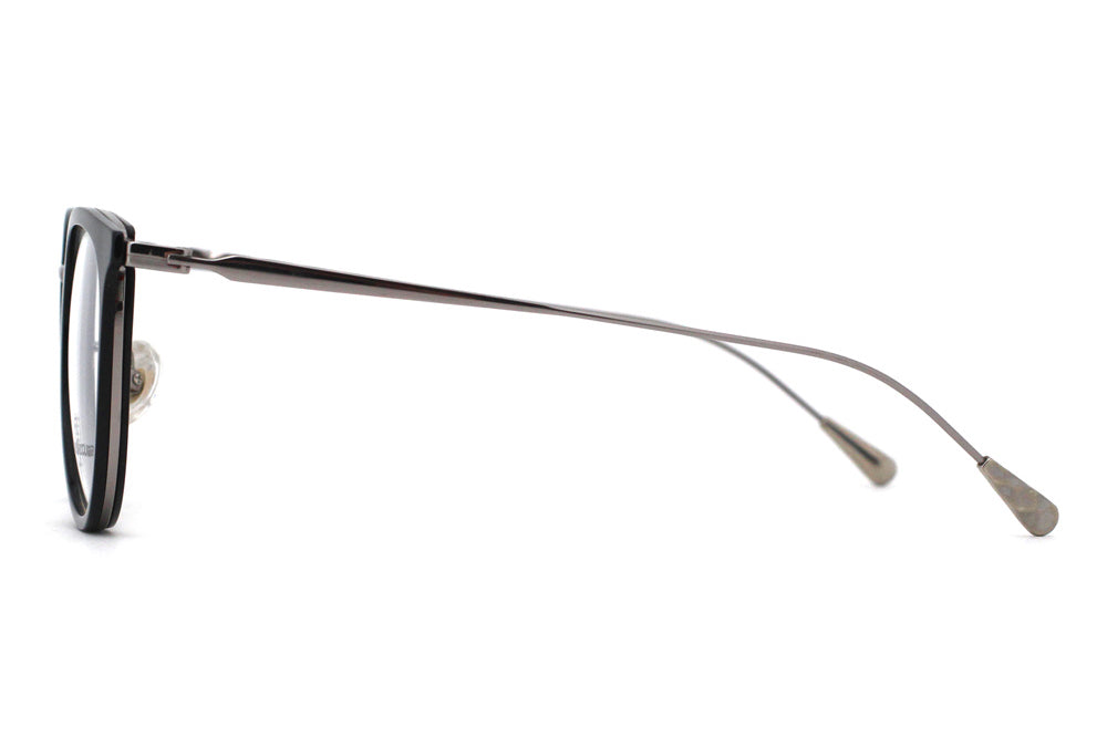 Jet Black with Polished Silver