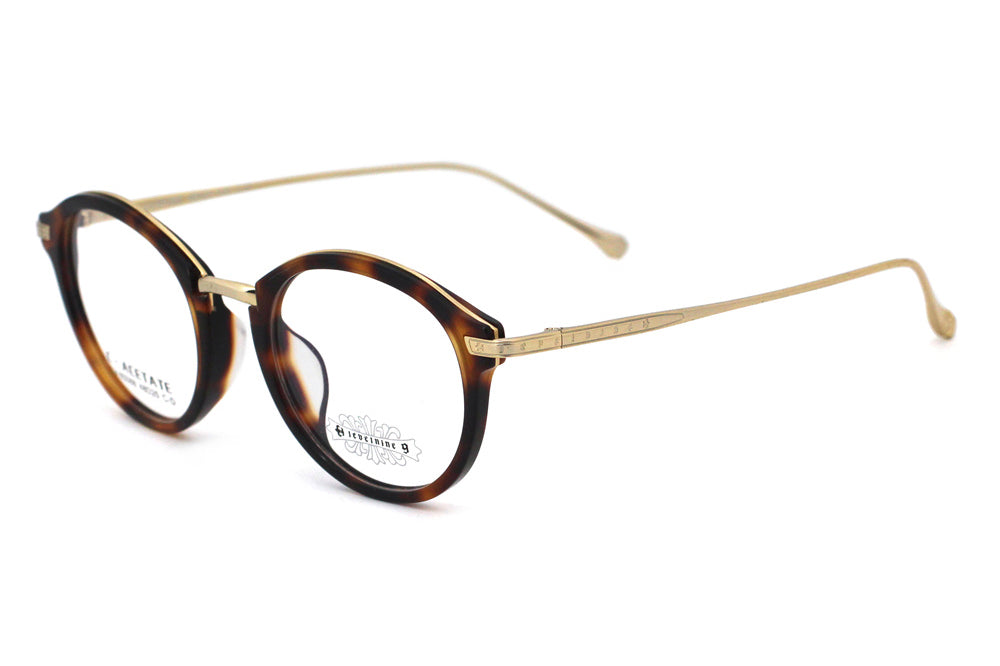 Whiskey Tortoise with Polished Gold