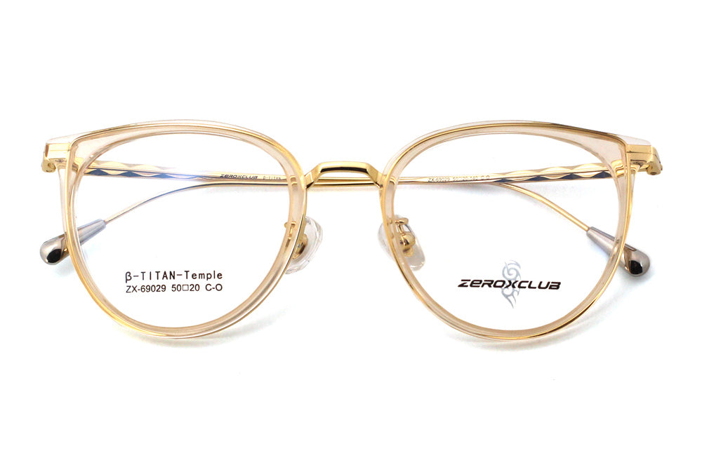 Praline Crystal with Polished Gold