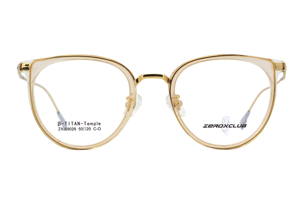 Praline Crystal with Polished Gold