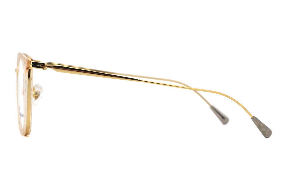 Praline Crystal with Polished Gold