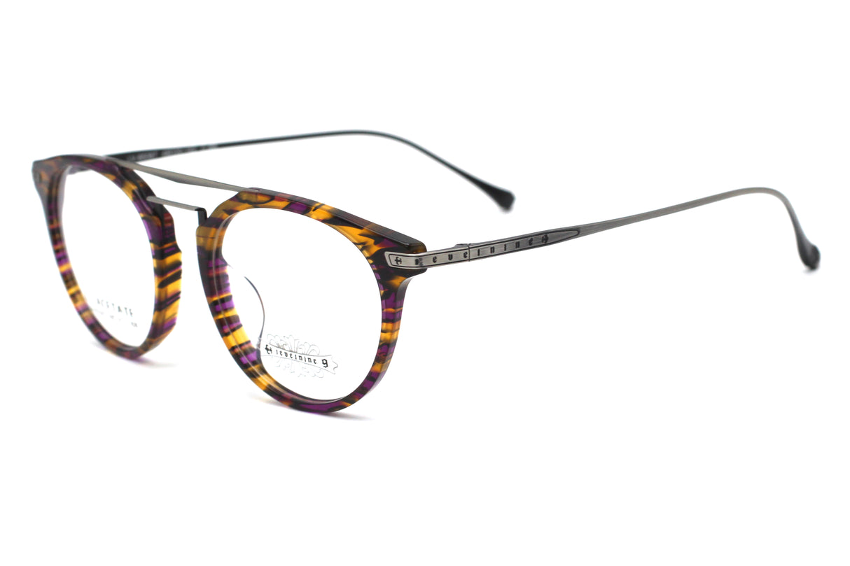 Violet Magnolia with Brushed Ink