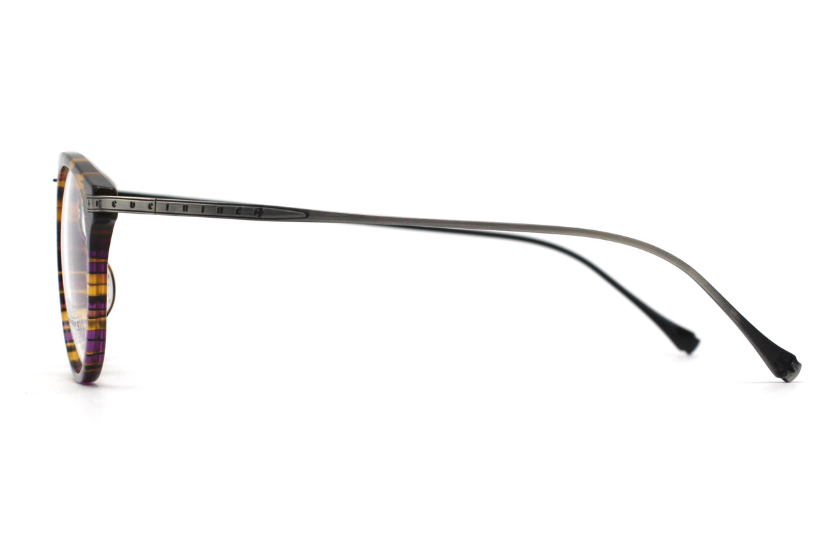 Violet Magnolia with Brushed Ink