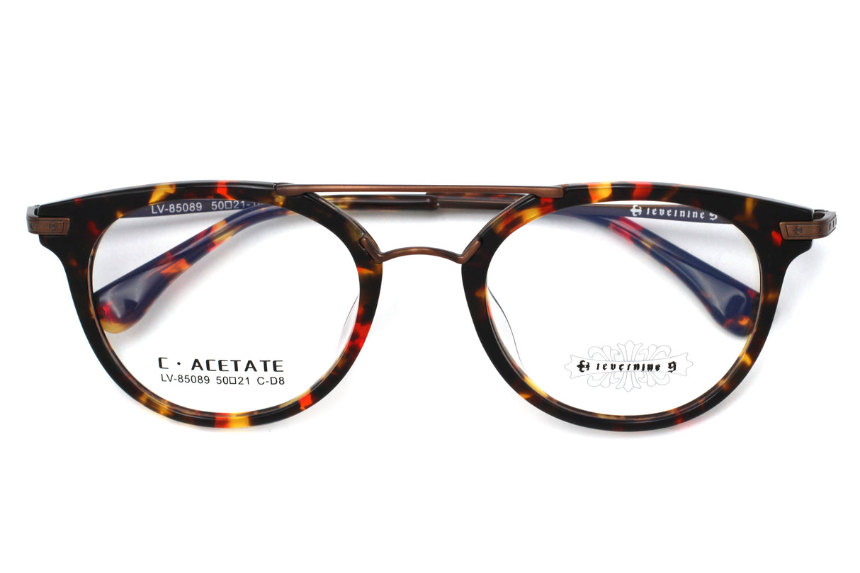 Whiskey Tortoise with Brushed Copper