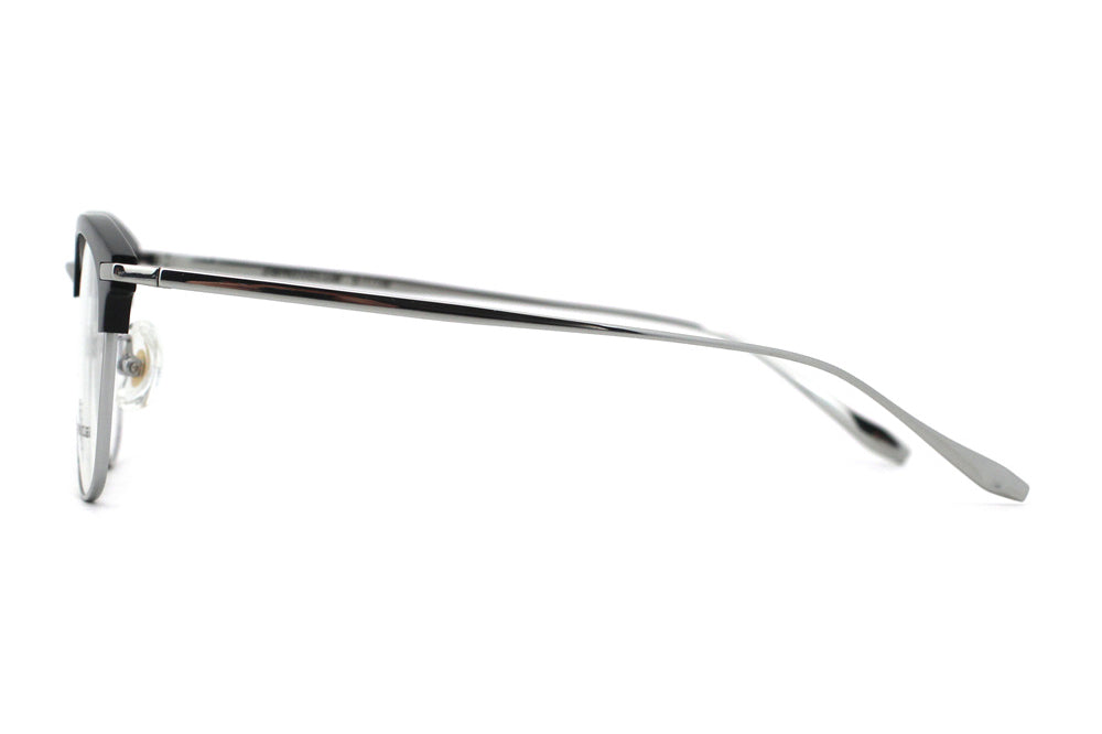 Jet Black with Polished Silver