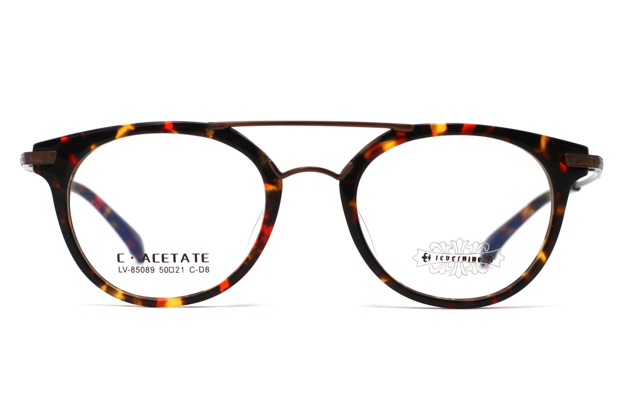 Whiskey Tortoise with Brushed Copper