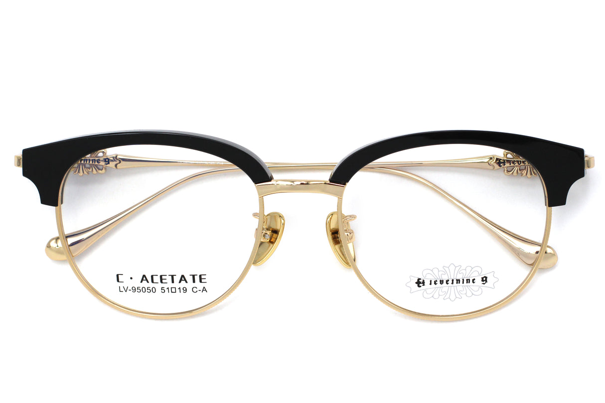 Jet Black with Polished Gold