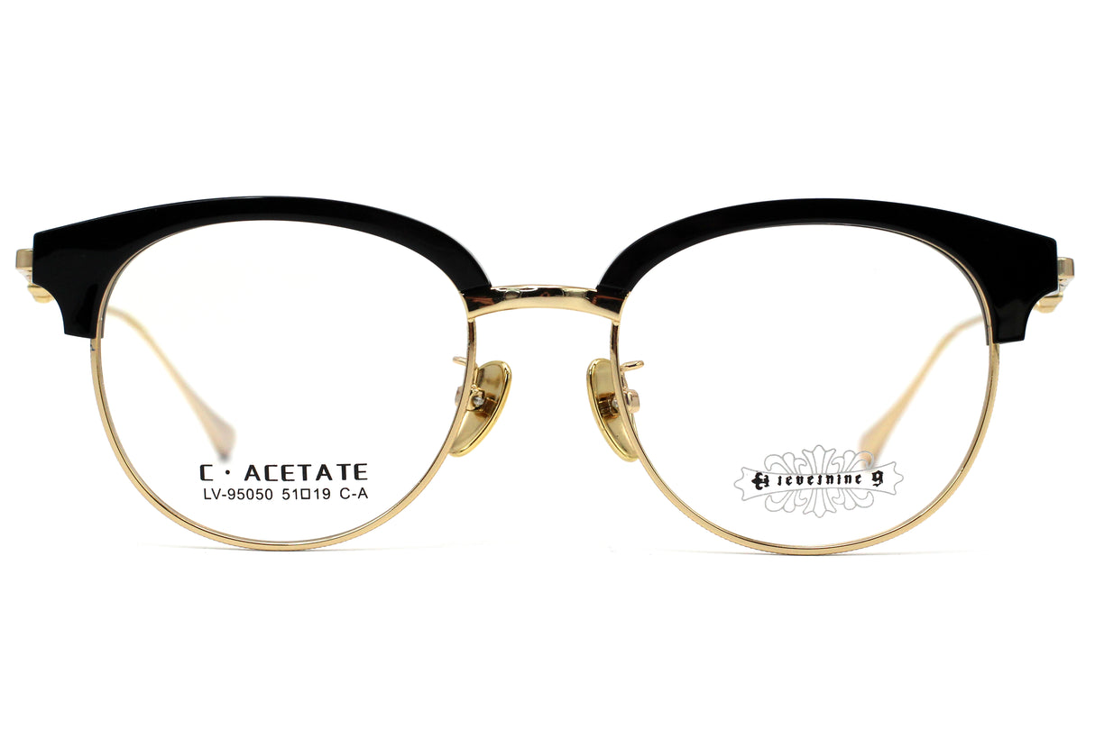 Jet Black with Polished Gold