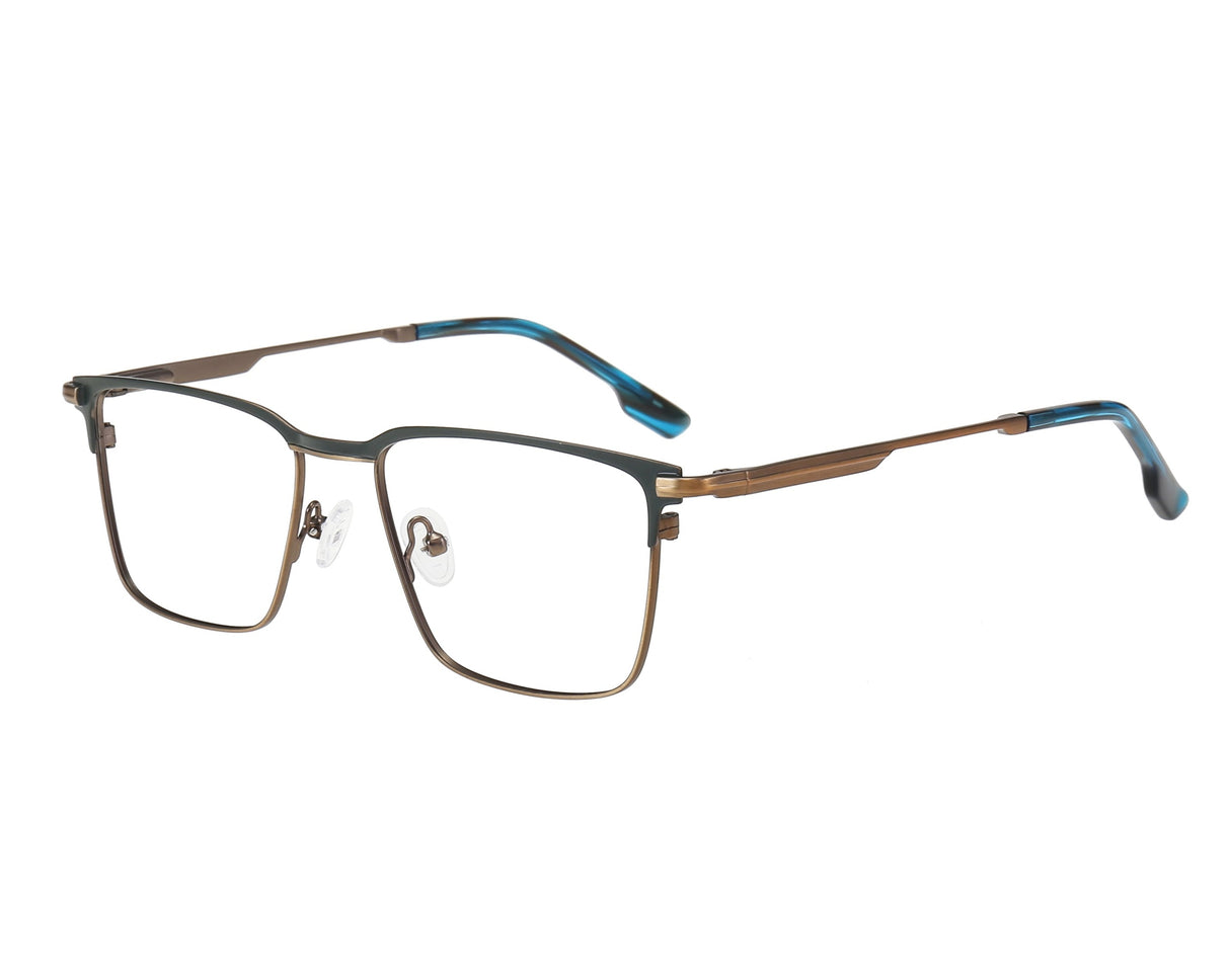 Green with Brushed Gold