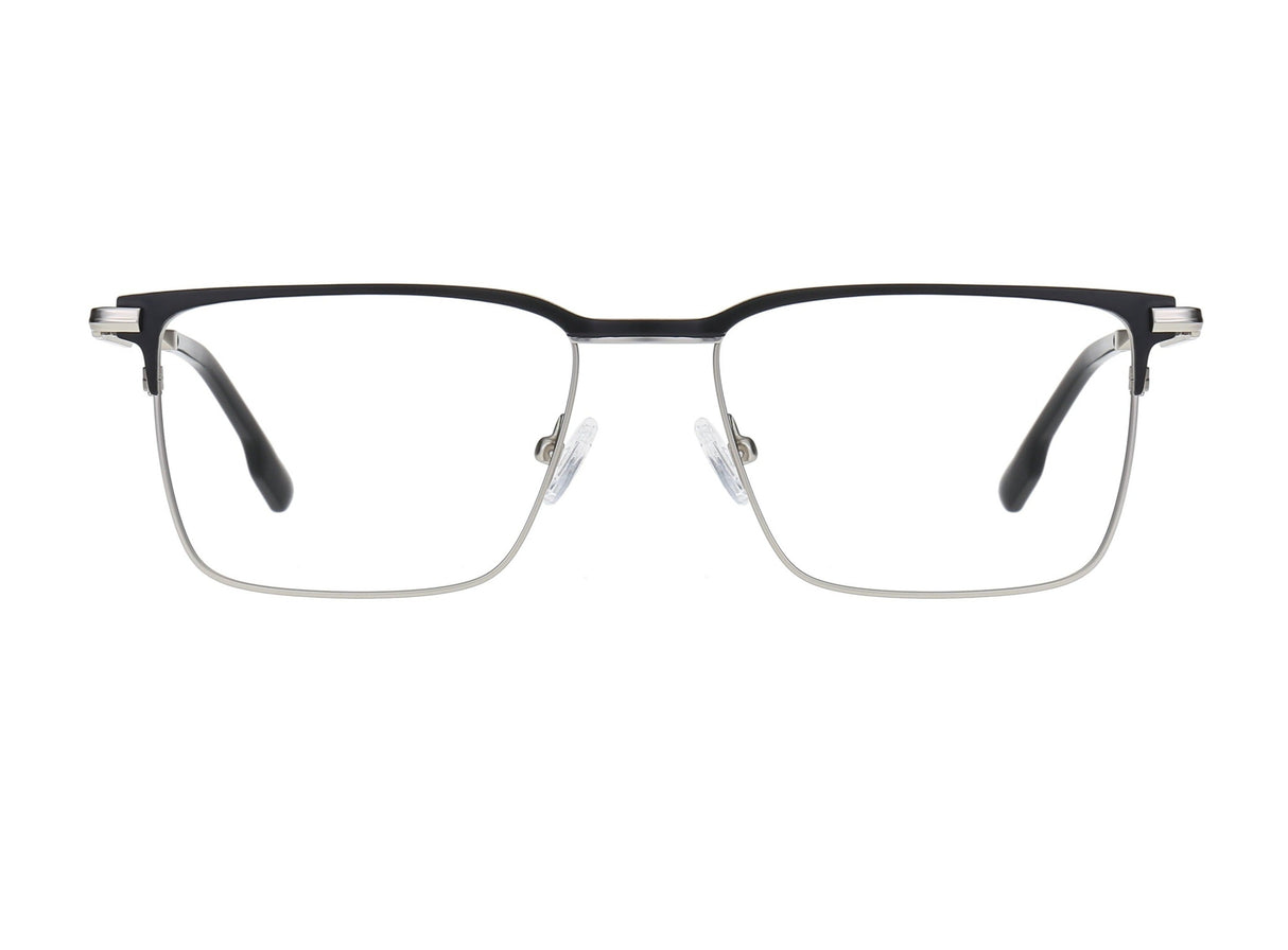 Jet Black with Polished Silver