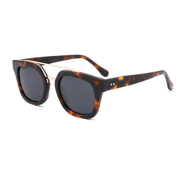 Whiskey Tortoise with Polished Gold