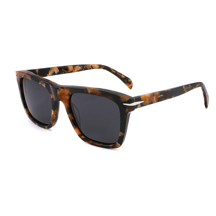 Woodgrain Tortoise with Polished Gold