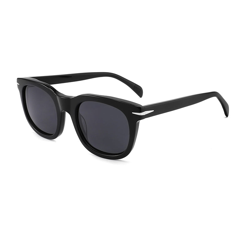 Jet Black with Polished Silver