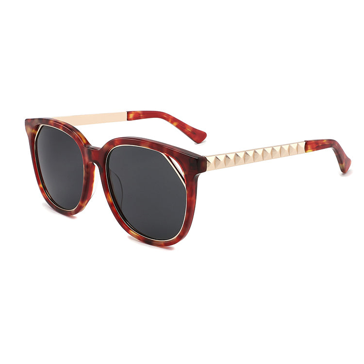 Berry Tortoise with Polished Gold