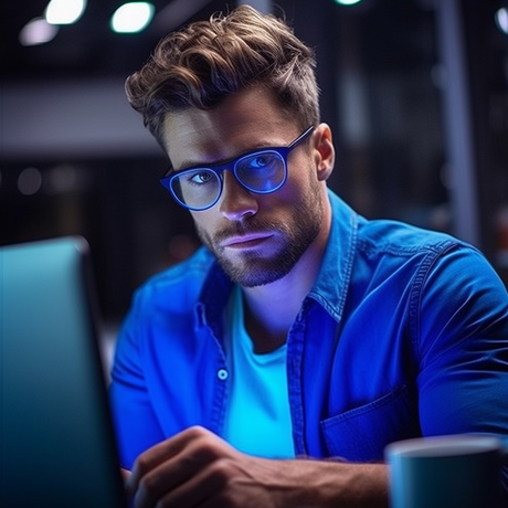 Relieving Digital Eye Strain: Tips and Blue Light Blocking Glasses